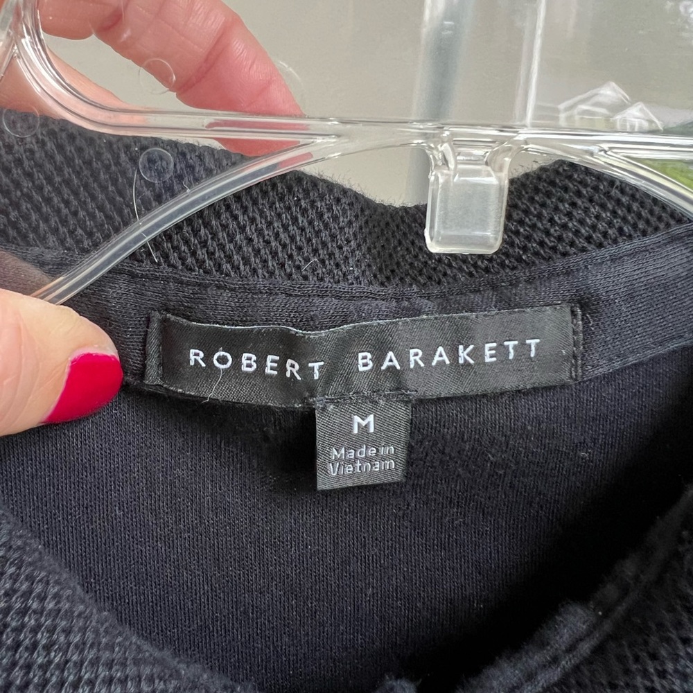 Robert Barakett Black Polo Shirt Classic Design - Picture 6 of 6